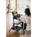 Ліжечко FreeON приліжкове та стільчик для дитини Nest & Feed 2 в 1, grey (84959)