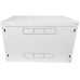 Шафа настінна Eserver 4U 19" 600х350х284 (Ш*Г*В), скло, сіра (ES-Е435G)
