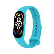 Ремінець до фітнес браслета BeCover Silicone для Xiaomi Mi Smart Band 7 Light Blue (707488)