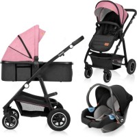 Коляска Lionelo 3 в 1 Amber Pink Rose (LO-AMBER PINK ROSE (3in1))