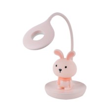 Настільна лампа Kite Bunny LED з акумулятором, рожева (K24-492-1-2)