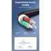 Кабель мультимедійний 3.5mm M to 3.5mm M 1.5m 90° corner AV112 blue Ugreen (60180)