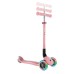 Самокат Globber Primo Foldable Lights колеса з підсвіткою до 50 кг 3+ Пастельно-рожевий (432-211-3)
