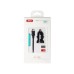 Зарядний пристрій XO 2xUSB 2.1A + cable USB to Lightning black (TZ08-L-BK)
