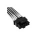 Кабель живлення video power 12+4pin PCIe Gen 5 12VHPWR 600W black/white Corsair (CP-8920333)