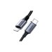 Дата кабель USB-C to Lightning 1.0m 3A 60W US304 black Ugreen (60759)