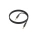 Кабель мультимедійний 3.5mm M to 3.5mm M 1.0m black BOROFONE (6941991117725)