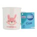 Набір дитячого посуду Canpol babies CUTE ANIMALS кружка пластикова, рожева (4/413_pin2)