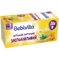 Дитячий чай Bebivita заспокійливий 30 г (4820025490770)