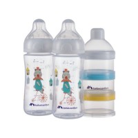 Набір для годування новонароджених Bebe Confort 2 пляшки 270 мл з диспенсером (3102202040)