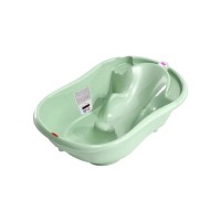 Ванночка Ok Baby Onda з анатомічною гіркою і термодатчиком, зелений (38231200)