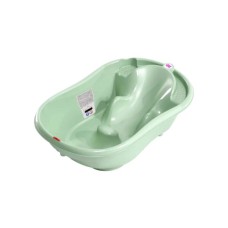 Ванночка Ok Baby Onda з анатомічною гіркою і термодатчиком, зелений (38231200)