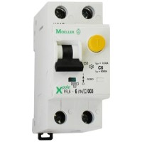 Диференціальний автоматичний вимикач Eaton PFL6-10/1N/C/003 (286465)