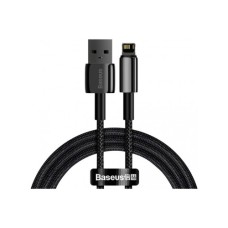 Дата кабель USB 2.0 AM to Lightning 2.0m 2.4A black Baseus (CALWJ-A01)