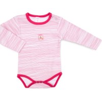 Боді дитяче Breeze у смужку (1027-74G-pink)