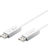 Дата кабель USB 2.0 AM/AM 1.8m Windows & Mac J5create (JUC400-N)