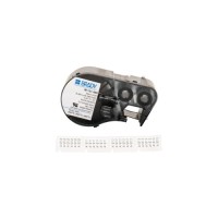 Стрічка для принтера етикеток Brady M-131-499, вирубні, 25.40×12.70 mm, 180 шт, black on white, нейлон (143350)