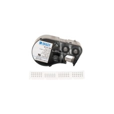Стрічка для принтера етикеток Brady M-131-499, вирубні, 25.40×12.70 mm, 180 шт, black on white, нейлон (143350)
