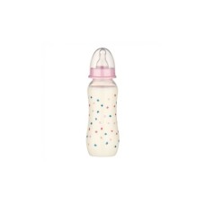 Пляшечка для годування Baby-Nova Droplets, 240 мл, Рожева (3960075)