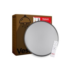 Світильник Vestum RING матовий 80W 480*60мм 3000К-6500К з ДК срібний (VS-91058)