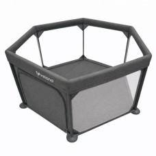 Дитячий манеж Velano шестикутний Star, grey (46162)