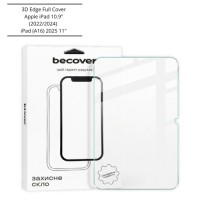 Скло захисне BeCover 3D Edge Full Cover Apple iPad 10.9" (2022/2024) / iPad (A16) 2025 11" (714773)