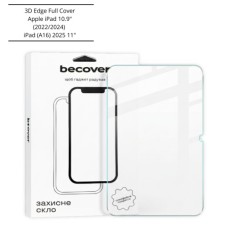 Скло захисне BeCover 3D Edge Full Cover Apple iPad 10.9" (2022/2024) / iPad (A16) 2025 11" (714773)