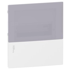 Розподільний щит Schneider Electric Mini Pragma 1ряд/8 модулів, внутрішній, димчасті двері (MIP22108T)
