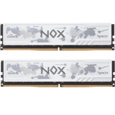 Модуль пам'яті для комп'ютера DDR5 32GB (2x16GB) 5600 MHz NOX White Apacer (AH5U32G56C522MWAA-2)