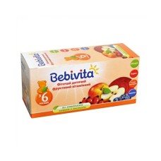 Дитячий чай Bebivita фруктовий вітамінний, 30 г (4820025490756)