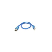 Дата кабель USB 2.0 AM/AM 0.3m blue Ritar (YT-AM/AM-0.3TBL)