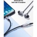 Кабель мультимедійний 3.5mm M to 3.5mm F 2.0m AV118 gray Ugreen (10594)