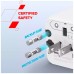 Перехідник Canyon Travel Adapter OnTour One EU/UK/US/AUS White (CNS-TA1005W)