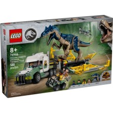 Конструктор LEGO Jurassic World Місії динозаврів: Вантажівка для перевезення алозавра (76966)