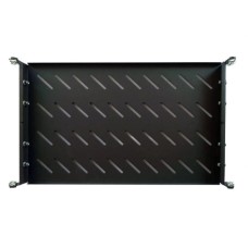 Полка 19" Hypernet 1U глиб. 300мм, в шкафи глибиною 450мм, колір чорний (U-FS-45-Black)