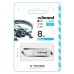 USB флеш накопичувач Wibrand 8GB Aligator White USB 2.0 (WI2.0/AL8U7W)