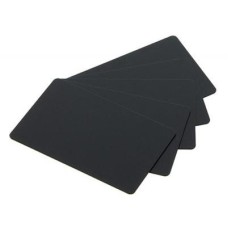 Картка пластикова чиста Evolis PVC-U 30 mil, чорные, матовые, 5х100 штук (C8001)