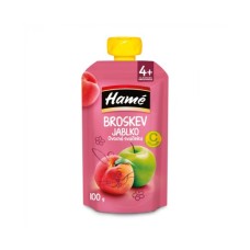 Дитяче пюре Hame Pouch Яблоко, персик, 100 г (8595139797515)