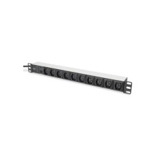 Силовий блок 19" 1U w/PDU 10xC13, 10A, 250V, вилка C14 Digitus (DN-95404)