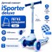 Самокат iSporter Deluxe LED синій (M5_Blue)