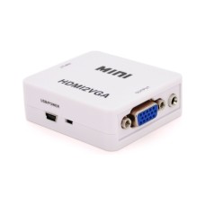Перехідник HDMI F to VGA F 720P/1080P white Voltronic (YT-CM-HDMI/VGA)
