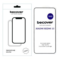 Скло захисне BeCover 10D Xiaomi Redmi 15 Black (713906)