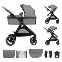 Коляска Kinderkraft 2 в 1 Esme Grey (KSESME00GRY2000) (5902533929658)
