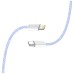 Дата кабель USB-C to Lightning 1.0m 27W purple ColorWay (CW-CBPDCL061-PU)