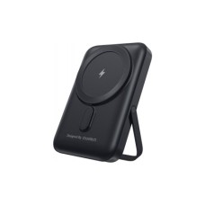 Батарея універсальна Choetech Magnetic Wireless 10000mAh 20W, PD, Qi-15W, USB-C In/Out, with holder, Black (B743-CCBK)