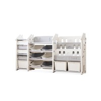 Дитячий стелаж Mealux Line White (KD-E196 White)