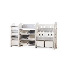 Дитячий стелаж Mealux Line White (KD-E196 White)