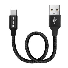 Дата кабель USB 2.0 AM to USB-C 0.25m black ColorWay (CW-CBUC048-BK)