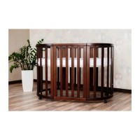 Ліжечко Angelo трансформер 7-в-1 (горіх) (11027)