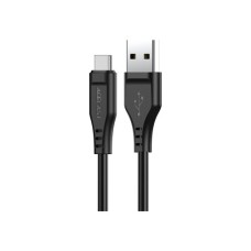 Дата кабель USB 2.0 AM to USB-C 1.2m 3.0A TPE Black Acefast (6974316280866)